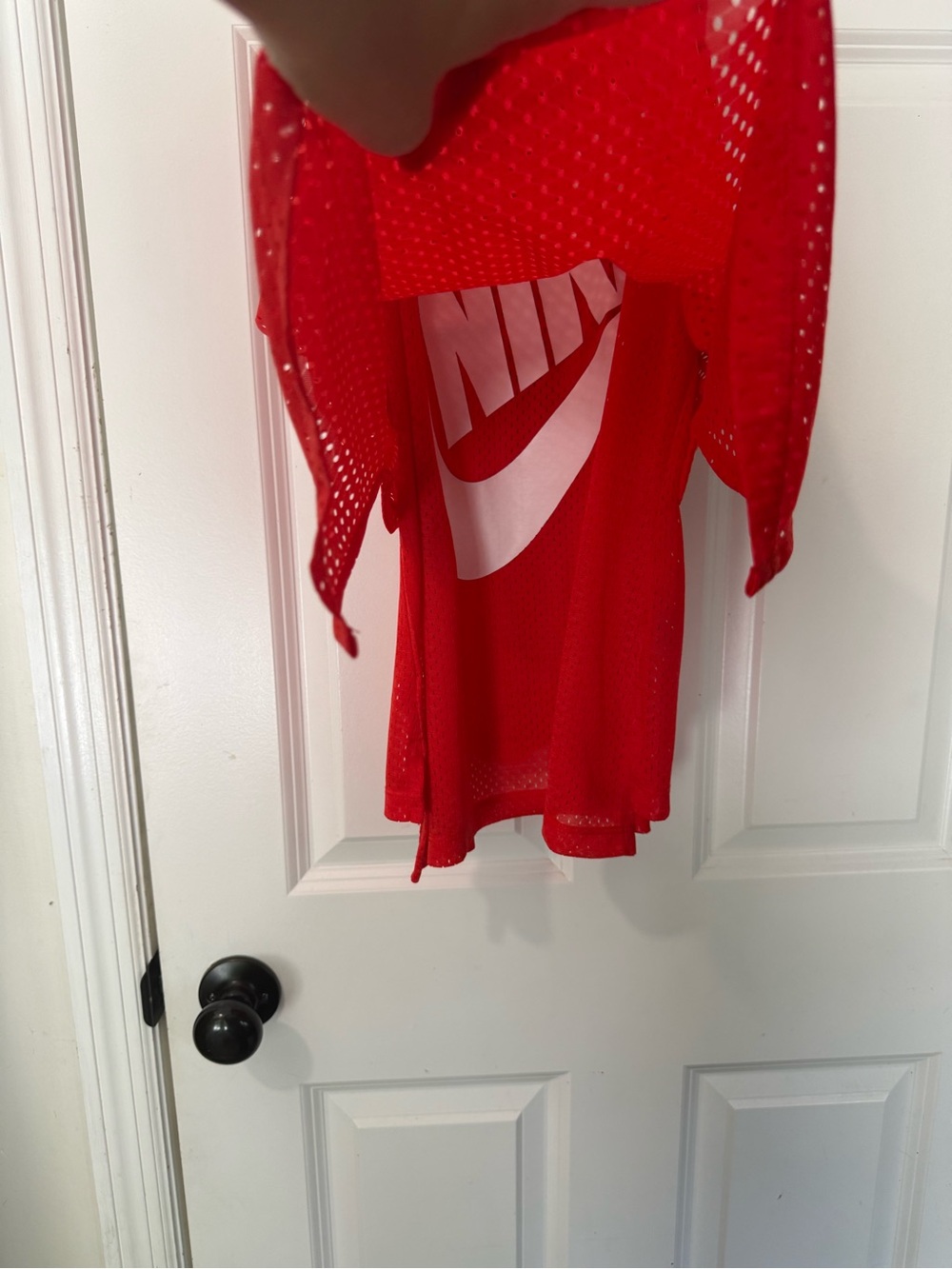 Nike Red Mesh Racerback Tank - Picture 8 of 8